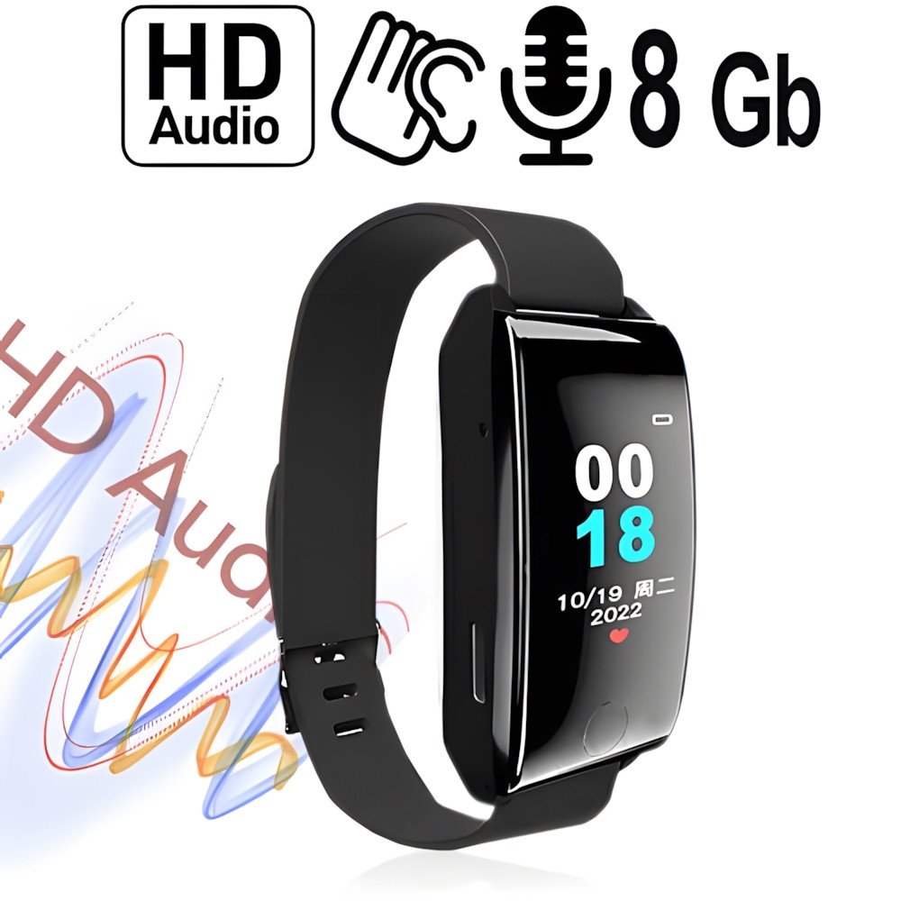 Digital Armband Uhr SPY-Recorder, 8 GB - Spionage-Recorder - Bild 1