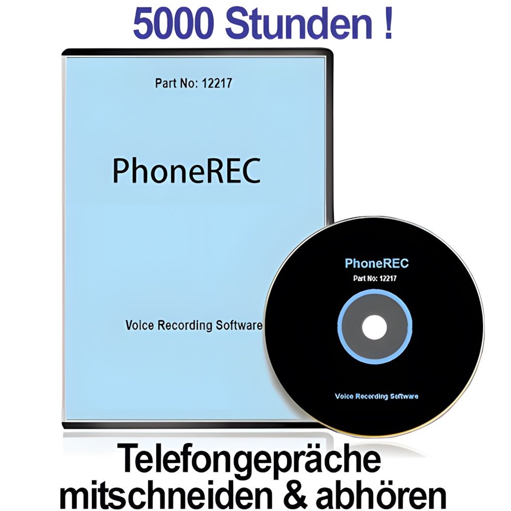 PHONEREC 1.8, Autom. PC-Telefonmittschnitt - Telefon-Abhörgeräte - Bild 1