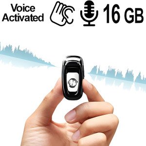 SPY-Recorder in Fernbedienung-Gehäuse, 16GB – Diskrete Sprachrecorder – Ansicht 1