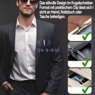 Kugelschreiber SPY-Recorder, VAS, 64GB - Spionage-Recorder - Bild 3