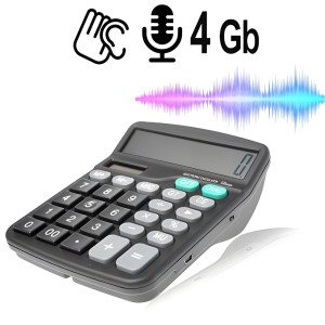 Tischrechner SPY-Recorder, VAS, 4GB – Diskrete Sprachrecorder – Ansicht 1
