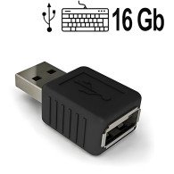 USB-Keylogger (Tastaturspion), 16 GB - PC-Spionage - Bild 1