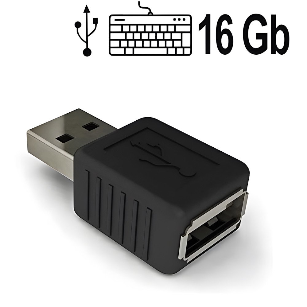 USB-Keylogger (Tastaturspion), 16 GB - PC-Spionage - Bild 1