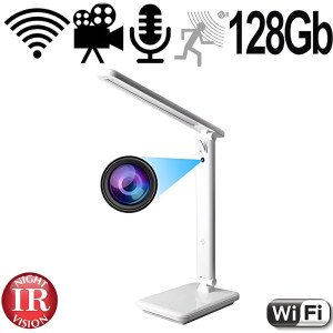 IP-HD-Spycam in Schreibtischlampe , 128 Gb – Spionage Video-Minikameras – Ansicht 1