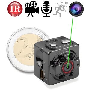 HD Mini-SpyCam mit IR-Nachtsicht – Spionage Video-Minikameras – Ansicht 1