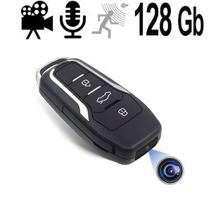 HD SpyCam im Car-Key Design, 128 GB – Spionage Video-Minikameras – Ansicht 1