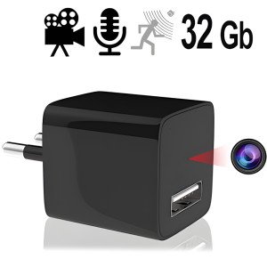 HD-SpyCam im Mini-USB-Netzteil – Spionage Video-Minikameras – Ansicht 1