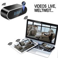 IP-LAN HD-Spycam getarnt  im Wecker, 128Gb - Spionagekameras - Bild 4