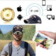 WIFI-HD SpyCam getarnt  im Baseball Cap - Spionagekameras - Bild 3