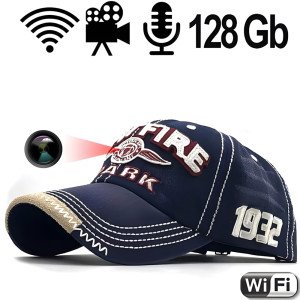 WIFI-HD SpyCam getarnt  im Baseball Cap – Spionage Video-Minikameras – Ansicht 1