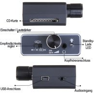 Stethoskop für Wände, Türen, Fenster - Wandlauschgeräte - Bild 4