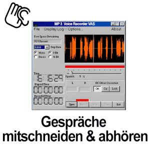 MP3 - PC-Recorder – Diskrete Sprachrecorder – Ansicht 1
