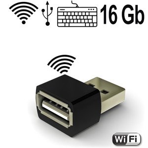 WiFi USB-Keylogger Mini, 16 GB – PC-Überwachung & Social Media – Ansicht 1