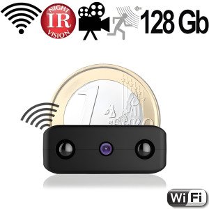 Full-HD IP-Spionkamera mit DVR, 128GB – Spionage Video-Minikameras – Ansicht 1