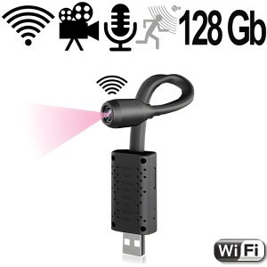 Flex-Cam Spionkamera mit USB und WiFi – Spionage Video-Minikameras – Ansicht 1