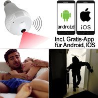 WIFI HD-SpyCam in LED-Lampe - Spionagekameras - Bild 3
