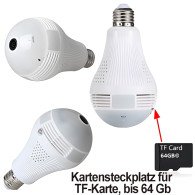 WIFI HD-SpyCam in LED-Lampe - Spionagekameras - Bild 2