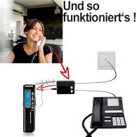 Festnetztelefon-Mitschnittadapter - Telefon-Abhörgeräte - Bild 2