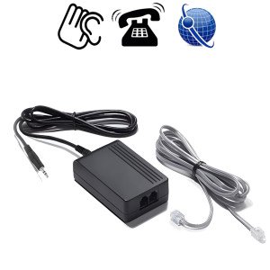 Festnetztelefon-Mitschnittadapter – Telefon-Audiokontrolle – Ansicht 1