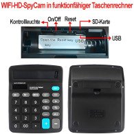WIFI Full-HD SpyCam in Taschenrechner - Spionagekameras - Bild 2