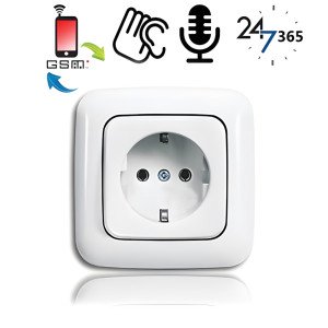 GSM-Abhörgerät in Wandsteckdose – GSM Audio-Abhörgeräte – Ansicht 1