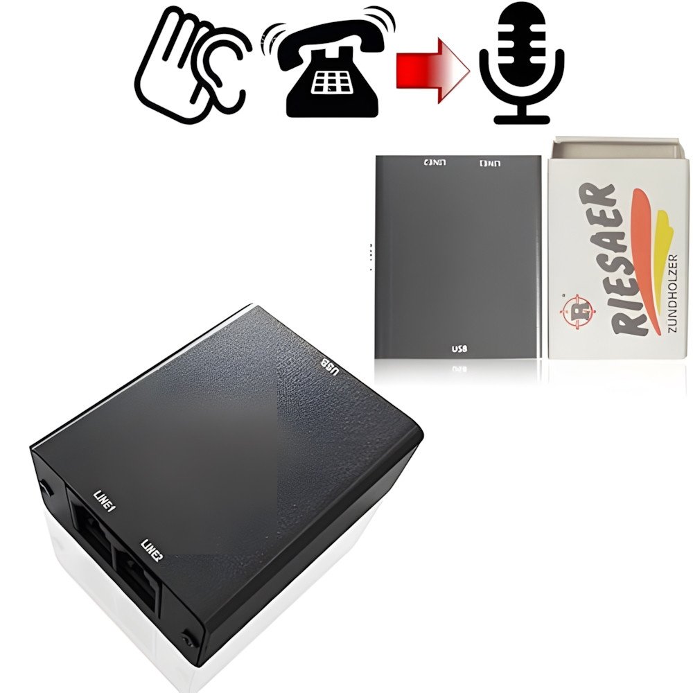 Mini Automatic-Telefonrecorder - Telefon-Abhörgeräte - Bild 1