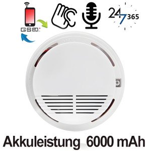 GSM-Abhörgerät im Rauchmelder – GSM Audio-Abhörgeräte – Ansicht 1