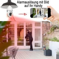 WIFI HD-SpyCam in Schwenk-LED-Lampe - Spionagekameras - Bild 4