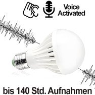 Glühbirne SPY-Recorder, Audiowanze (VAS) - Spionage-Recorder - Bild 1