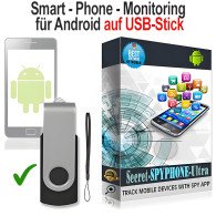 Secret-SPYPHONE für Android auf USB-Stick - Handyüberwachung - Bild 1