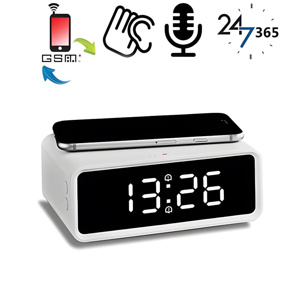 GSM-Abhörgerät im Wecker mit Ladestation - GSM-Abhörgeräte - Bild 1