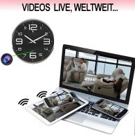 IP-Full-HD Spy-Cam in Wanduhr, 128 GB - Spionagekameras - Bild 4