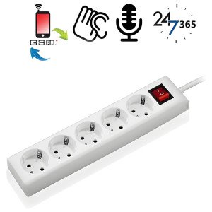 GSM-Abhörgerät in Steckdosenleiste – GSM Audio-Abhörgeräte – Ansicht 1